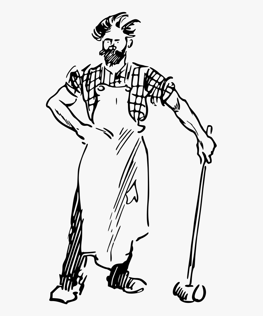 Blacksmith - Blacksmith Forge Drawings, Transparent Clipart