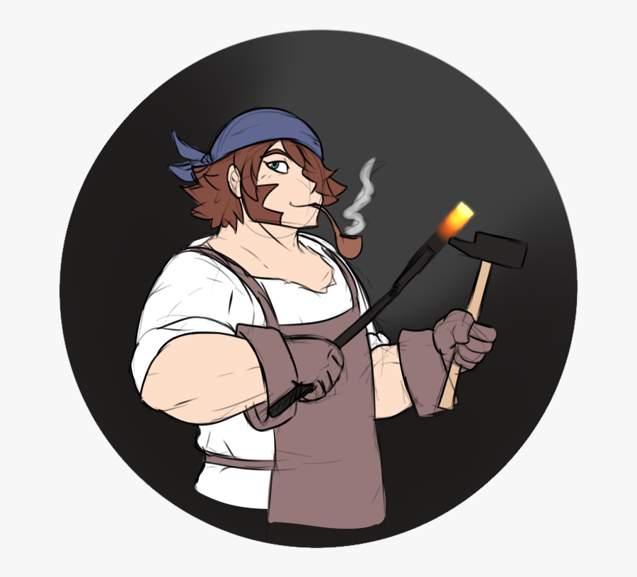 Transparent Blacksmith Png - Cartoon, Transparent Clipart