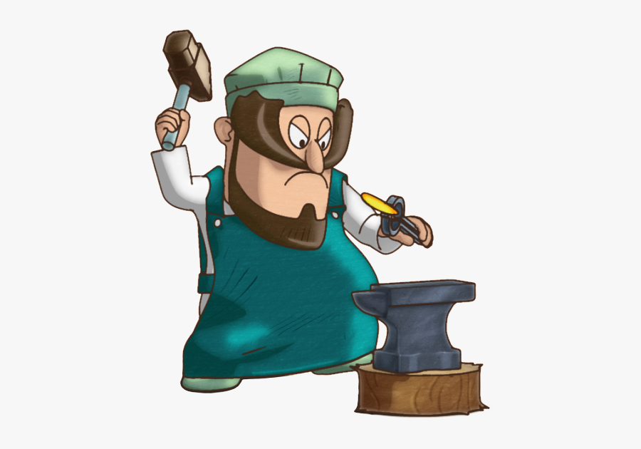 Blacksmithchar - Fantasy Life Blacksmith, Transparent Clipart