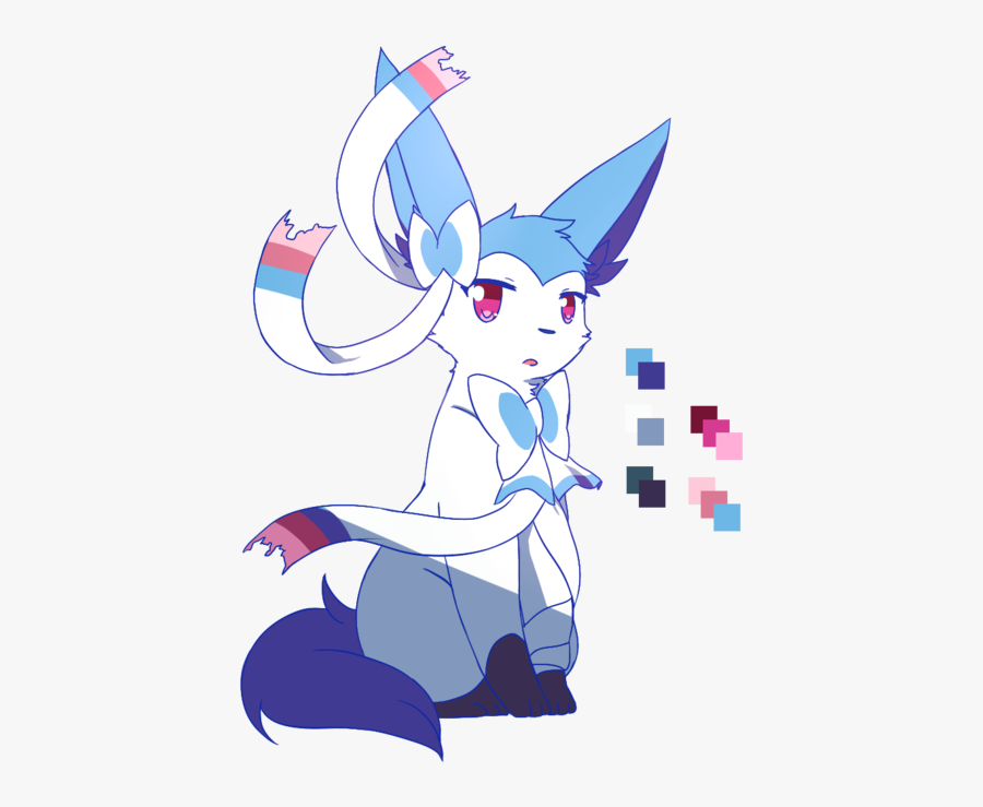 Shiny Sylveon Male, Transparent Clipart