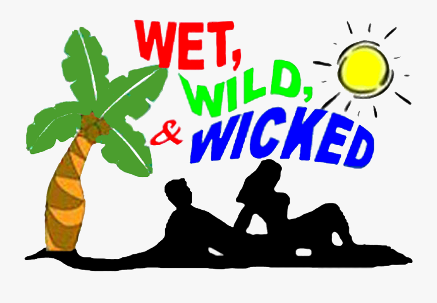 Wet Wild And Wicked Logo - Wacky Water Slidz, Transparent Clipart
