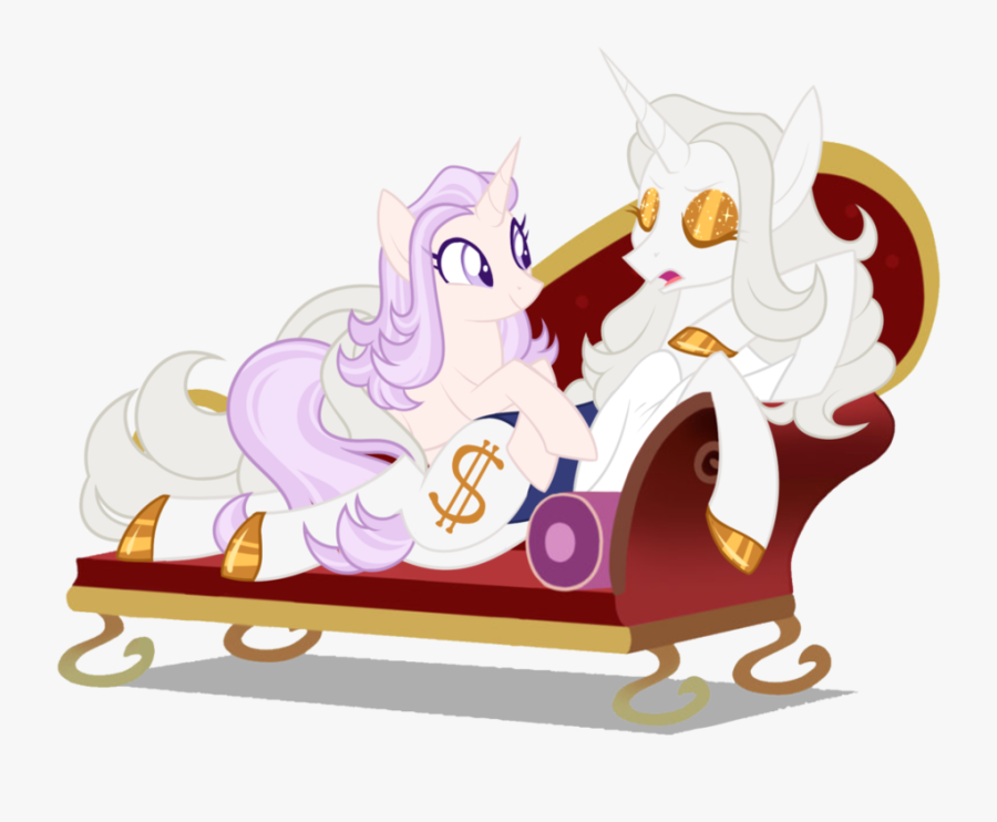 Transparent Fridge Clipart - Mlp Rarity On The Couch, Transparent Clipart