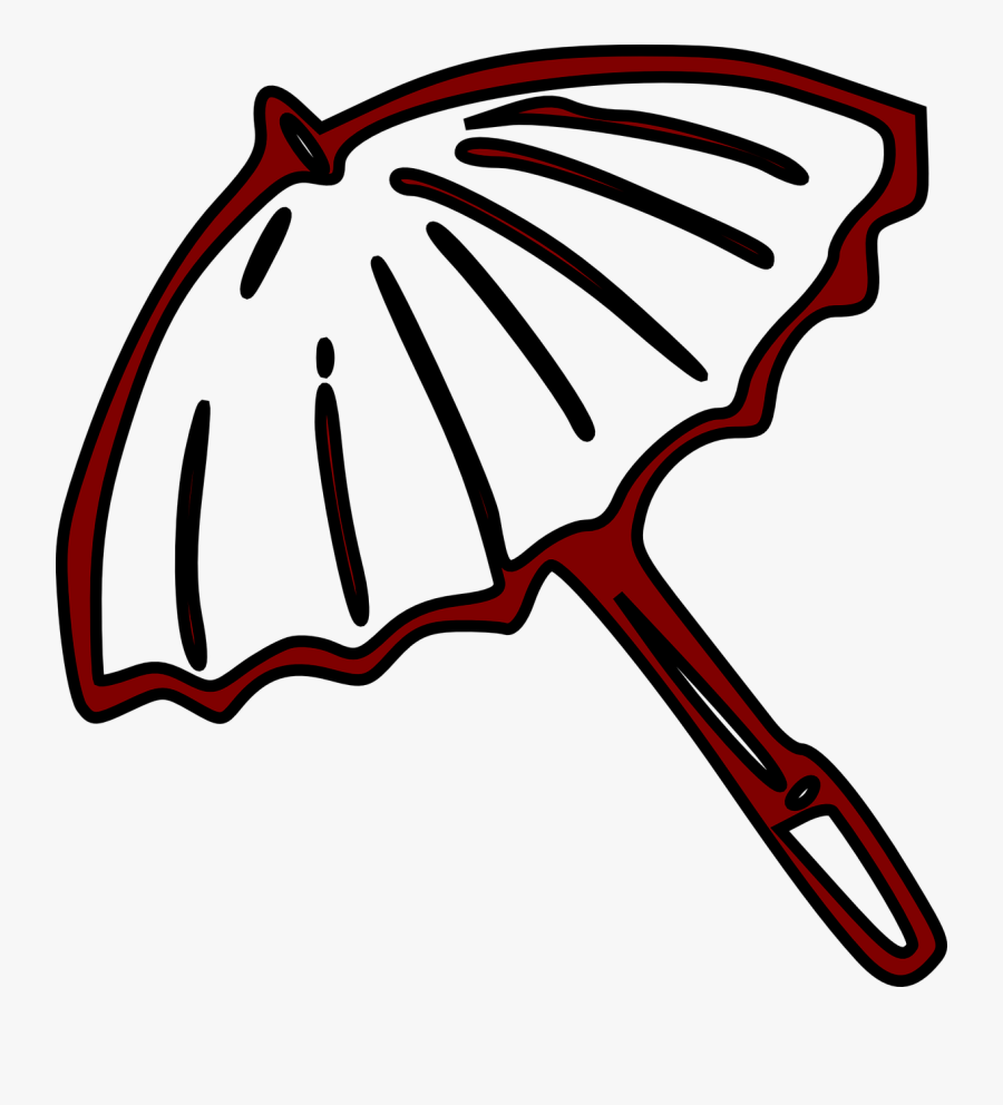Umbrella Rain Weather Free Picture - Umbrella, Transparent Clipart