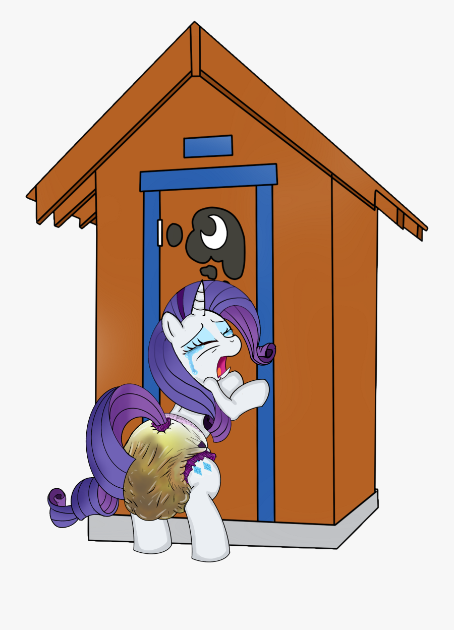 Rarity Locked Out V2 - Cartoon, Transparent Clipart