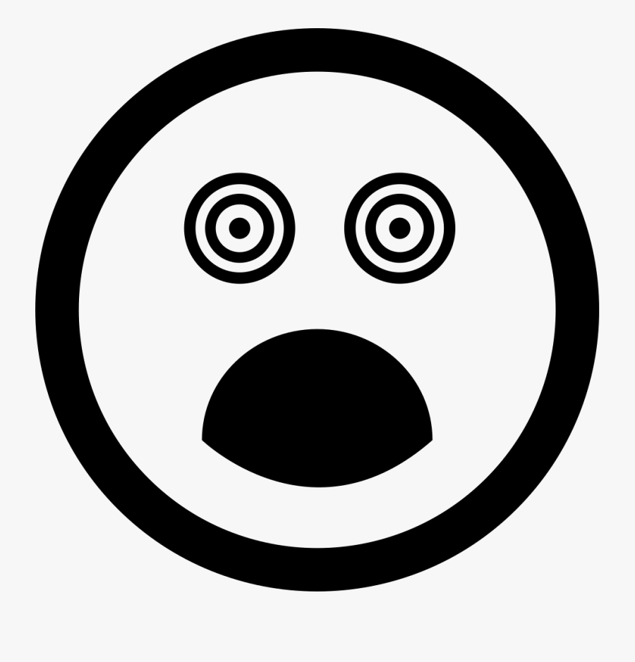 Surprised Square Face With Eyes And Mouth Opened - Modaal Just Killin, Transparent Clipart