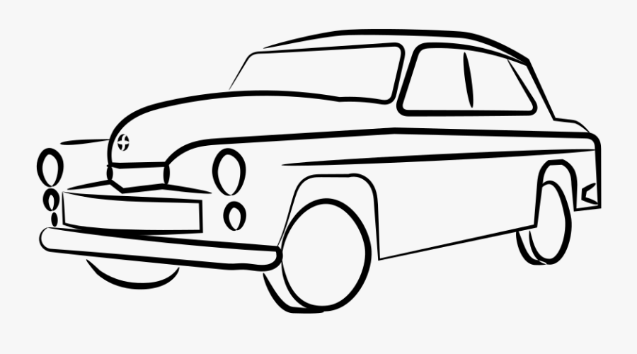 Sylwetka Fso 223 Warszawa - Classic Car, Transparent Clipart