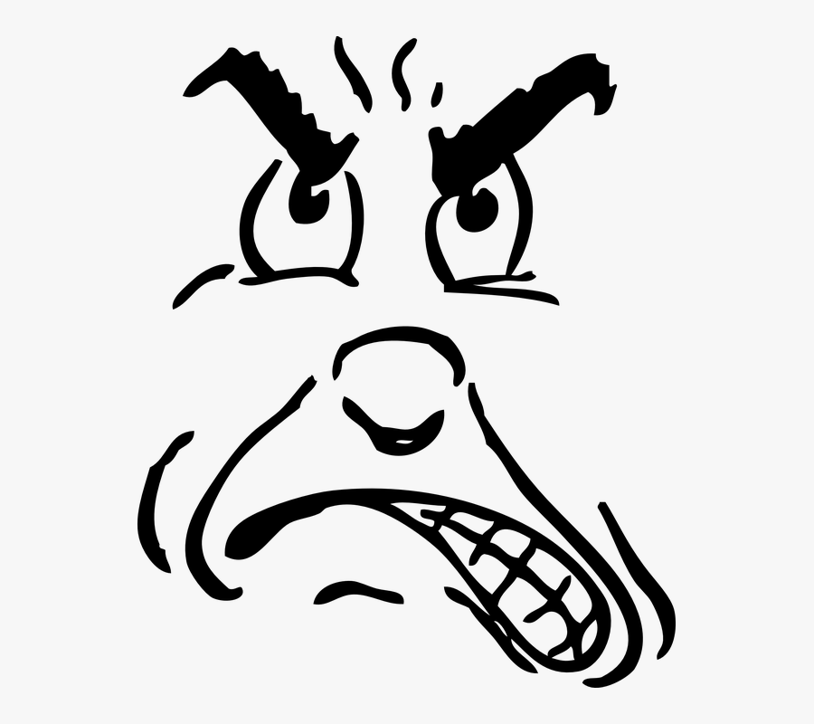 Face, Mad, Angry, Person, Human, Upset, Surprised - Anger Is Bad For Health, Transparent Clipart