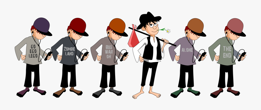 Poor People Clip Art - ตัว การ์ตูน เด็ก คอม, Transparent Clipart