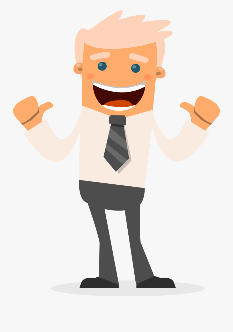 Vector Cartoon With Megaphone, Transparent Clipart