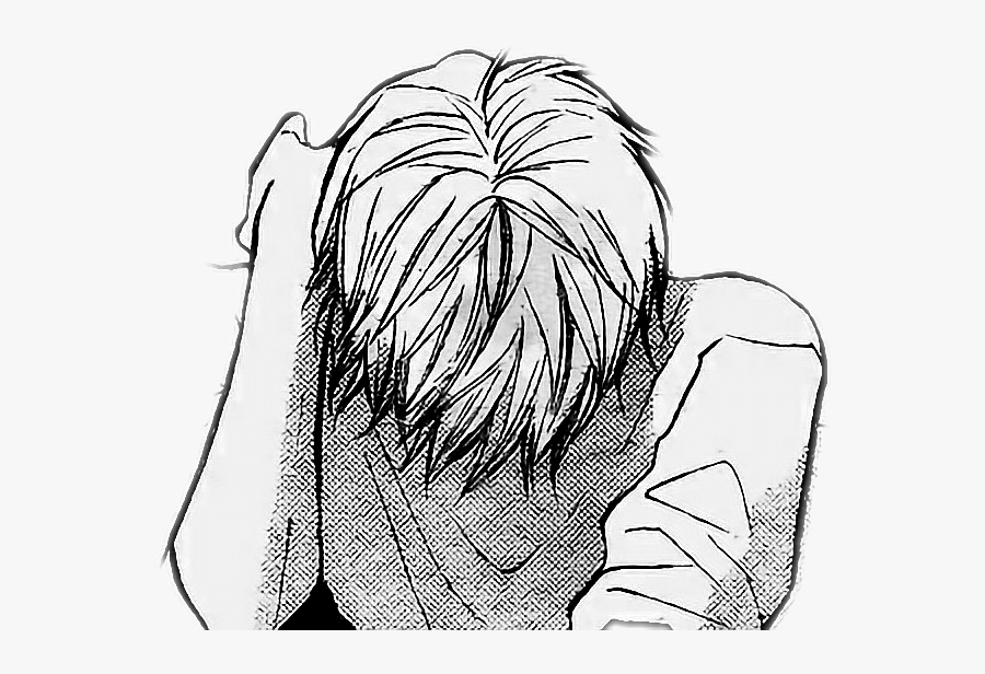 ##sad #manga #boy - Lihim Na Pagtingin, Transparent Clipart
