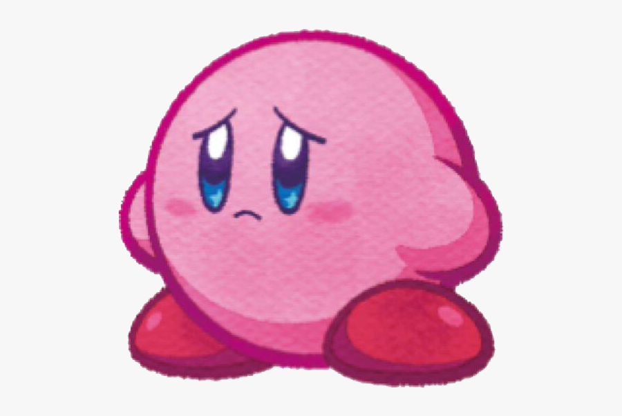 Kirby Mass Attack Sad, Transparent Clipart