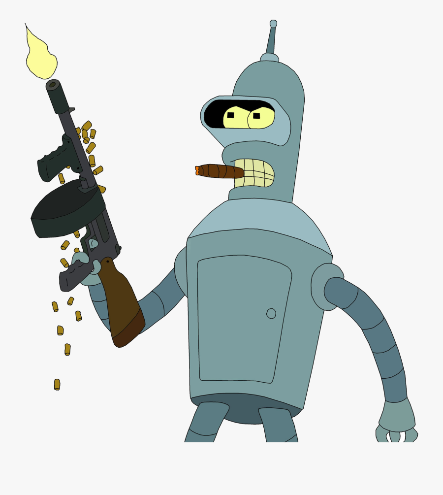 Futurama Bender Png, Transparent Clipart