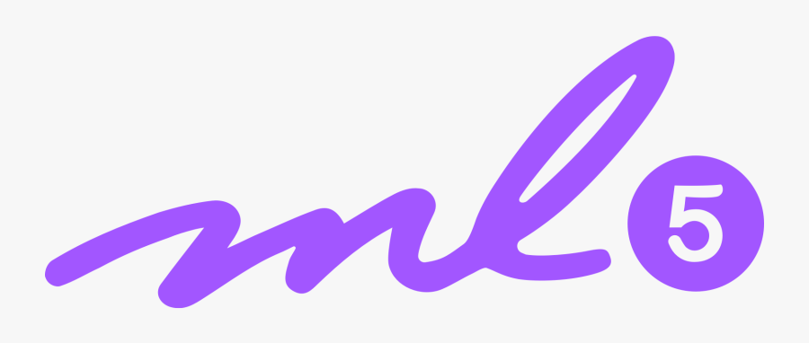 Ml5 Logo, Transparent Clipart