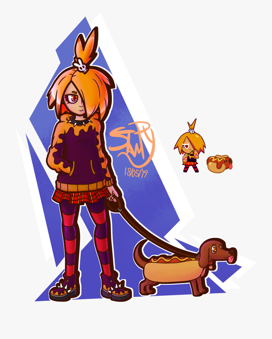 Mustard Girl - Cartoon, Transparent Clipart