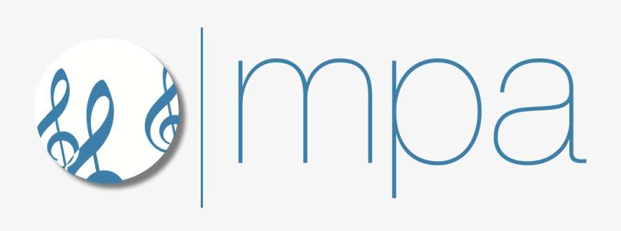 White Mpa Treble Clef Logo - Treble Clef, Transparent Clipart