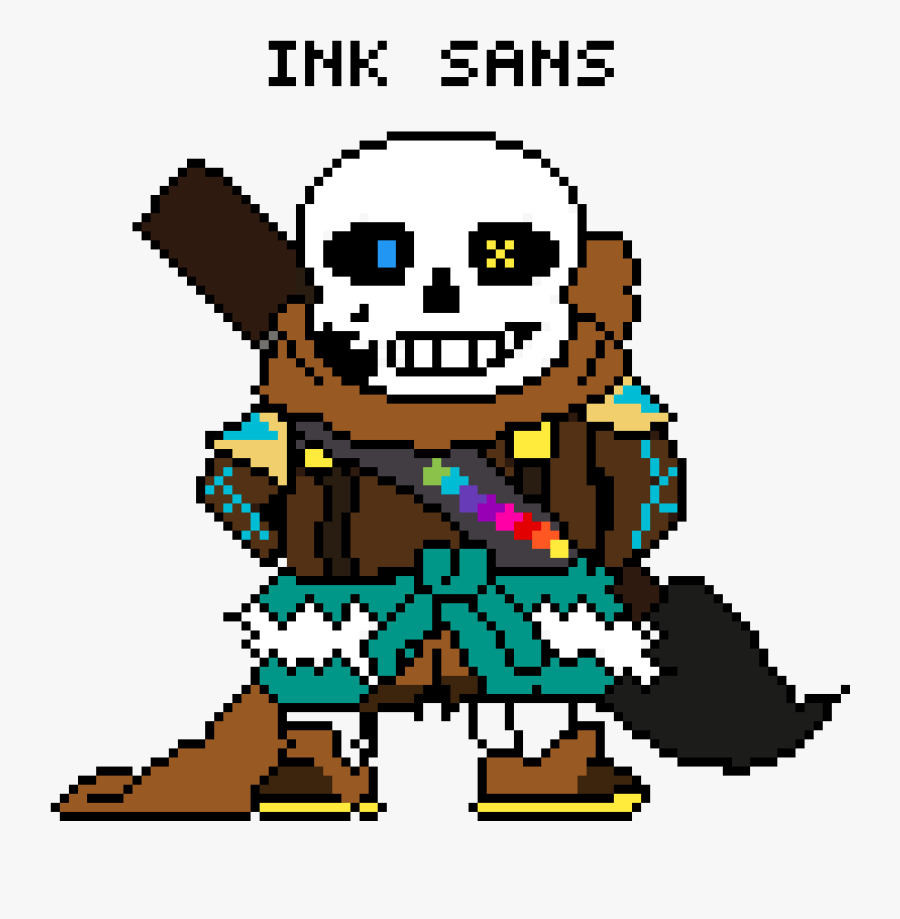 Ink Sans Pixel Art , Free Transparent Clipart - ClipartKey