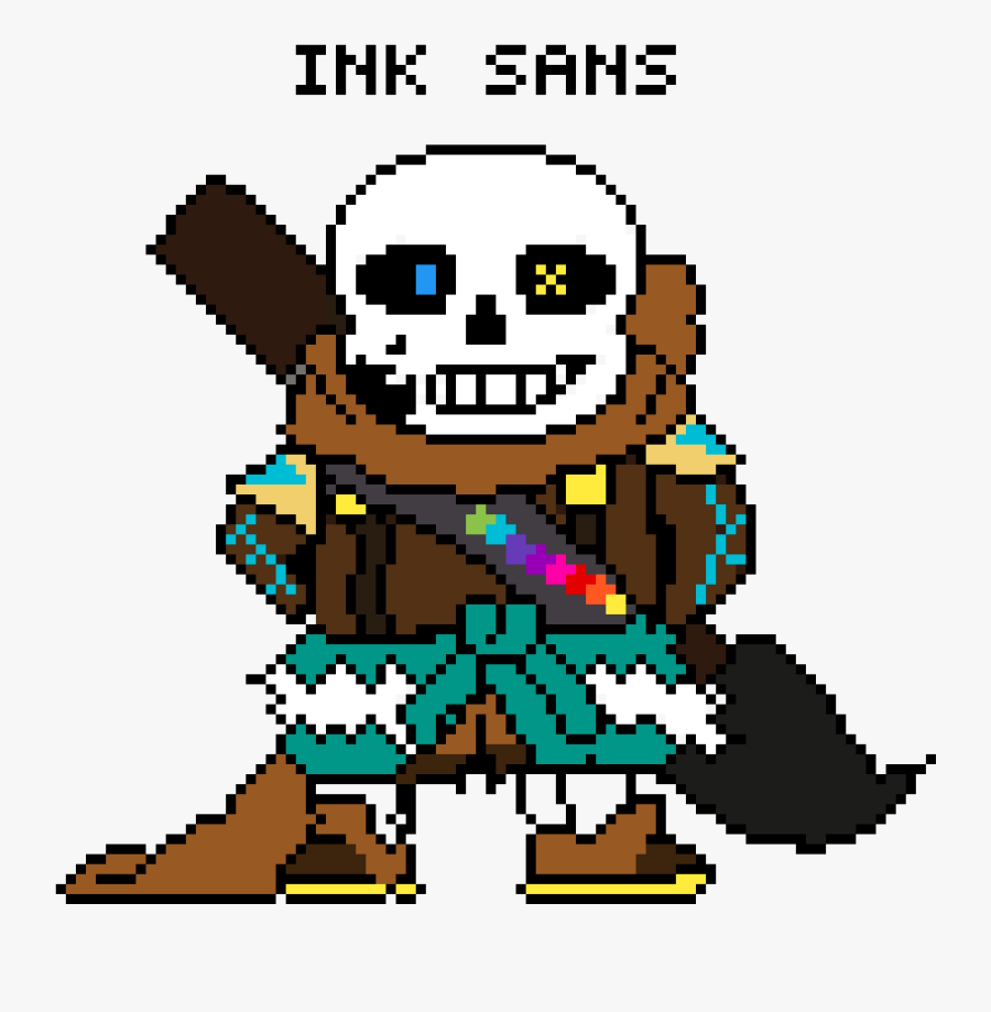 Ink Sans Pixel Art, Transparent Clipart