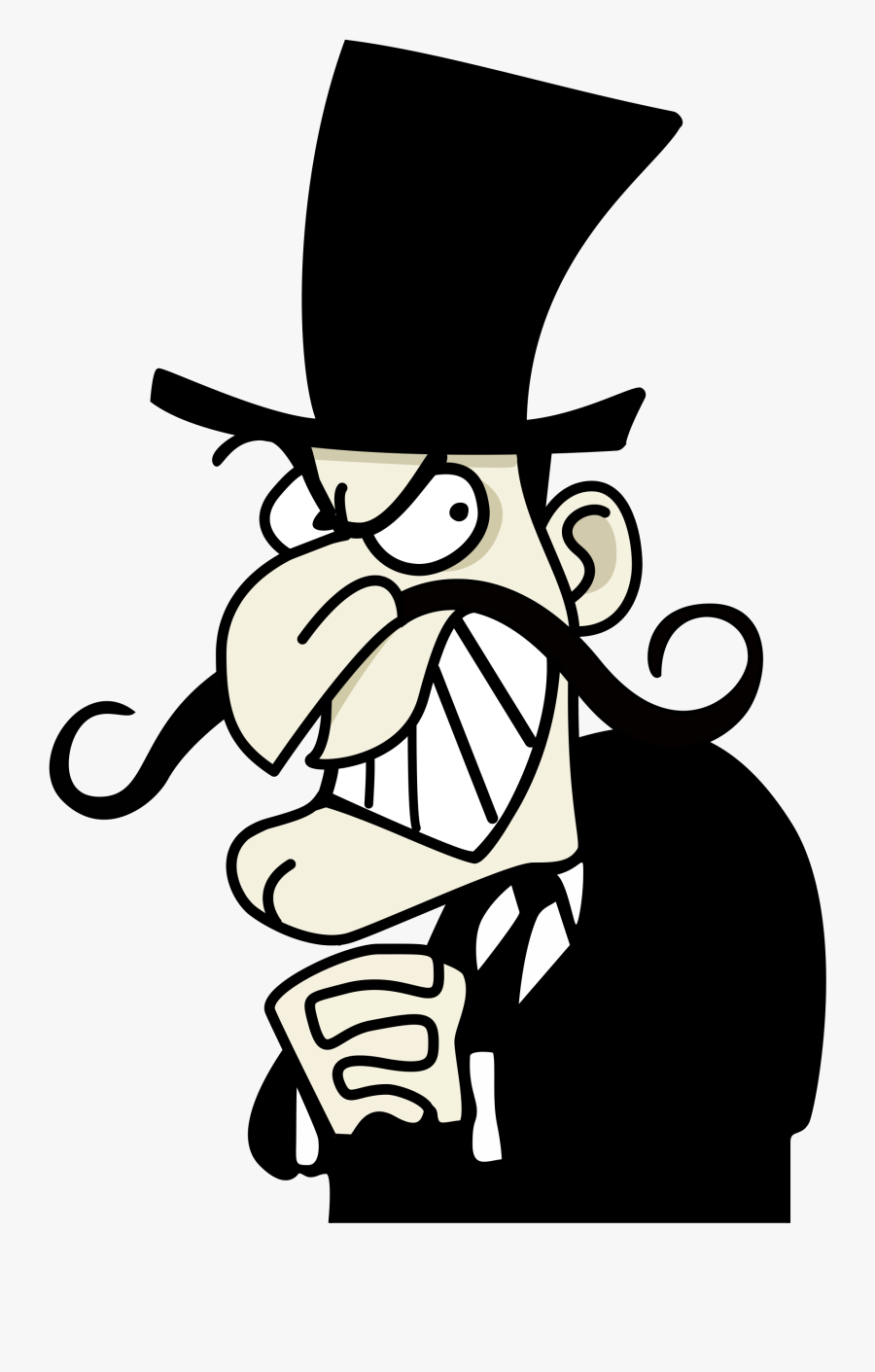 Snidely Whiplash, Transparent Clipart