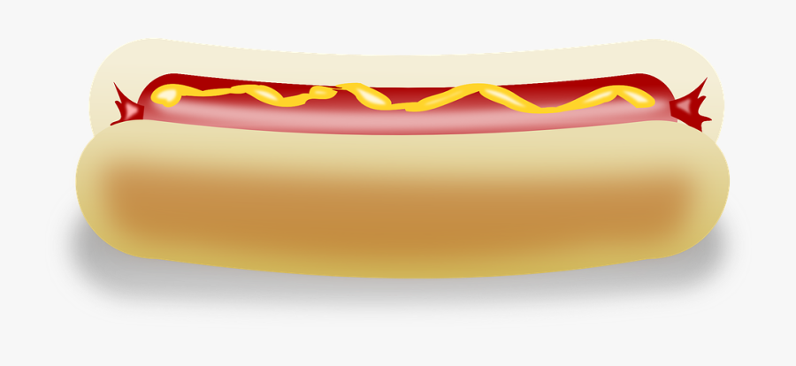 Hotdog, Mustard, Bread, Snack, Fast Food, Restaurant - Sandwich And Hotdog Clipart, Transparent Clipart