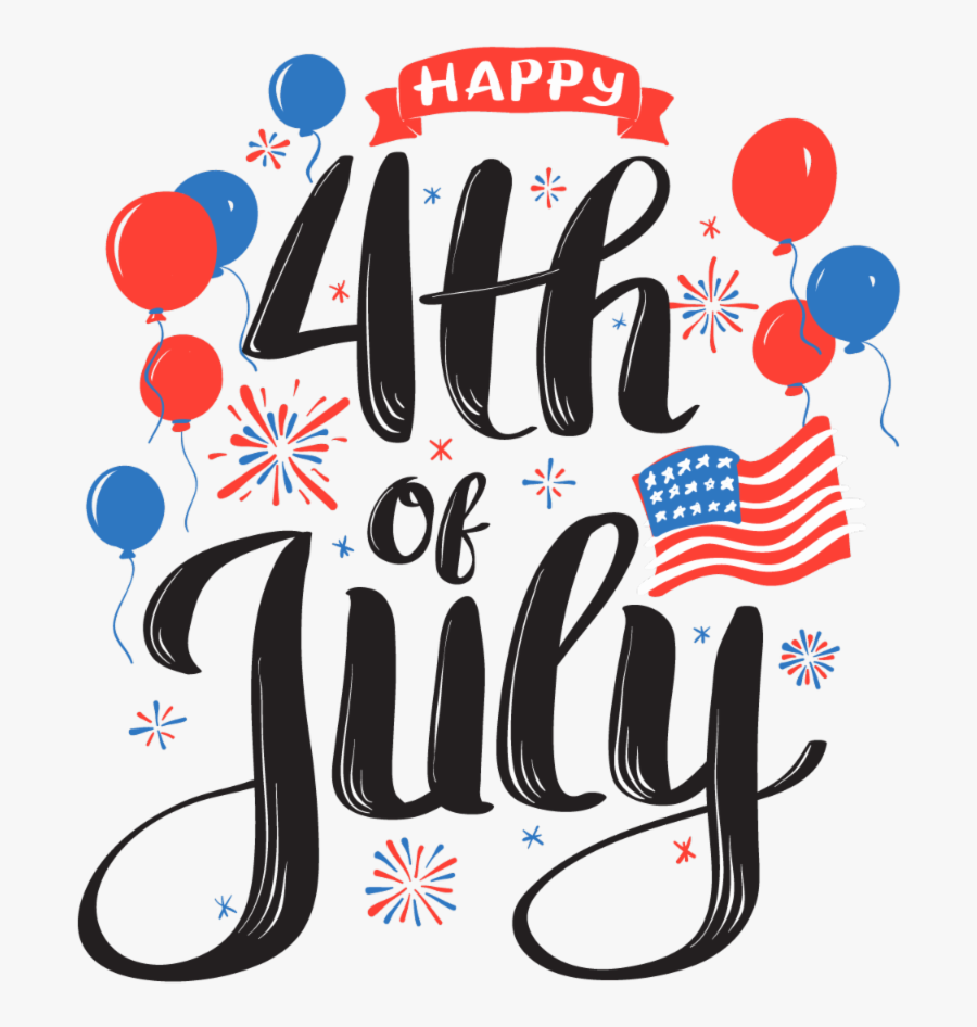 4th Of July - Rustic Happy 4th Of July, Transparent Clipart