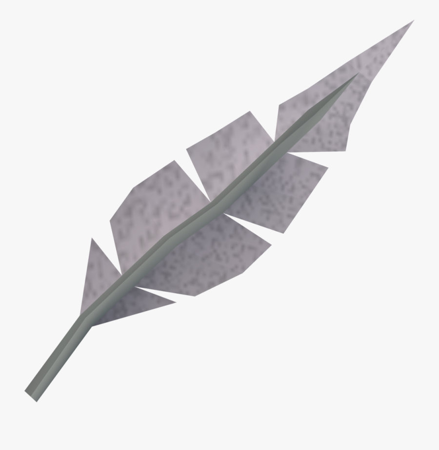Transparent Feathers Arrow - Origami Paper, Transparent Clipart