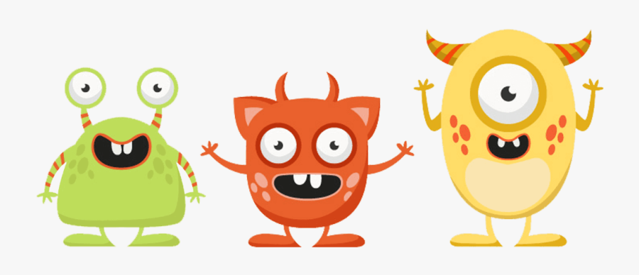 Little-monster - Cute Cartoon Monster Drawing, Transparent Clipart