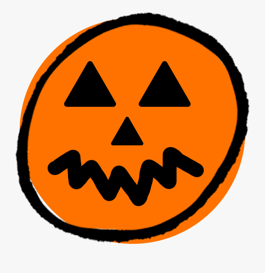 Jack O" Lantern - Circle, Transparent Clipart