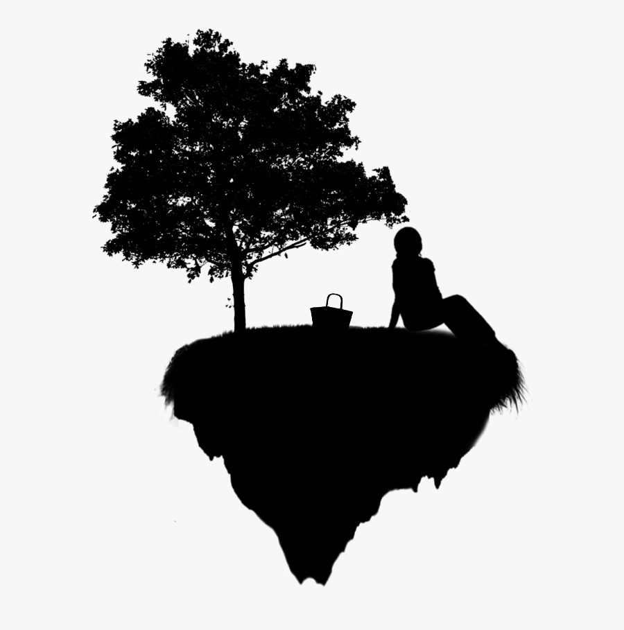#island #night #evening #sky - Transparent Background Tree Png, Transparent Clipart