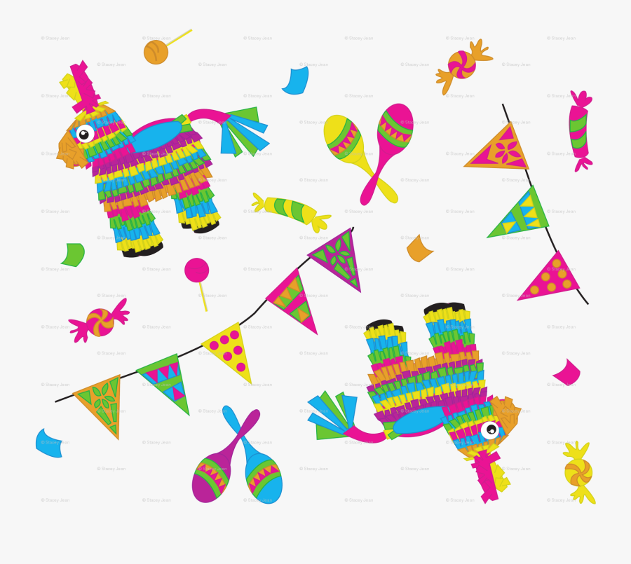 Pinata Flag Fabric Pumpkinbones , Transparent Cartoons, Transparent Clipart