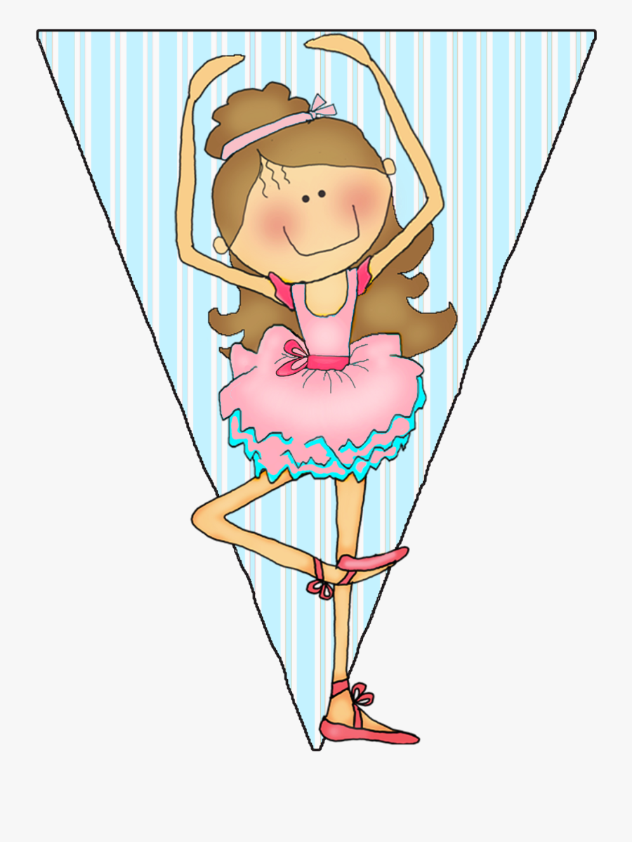 Cute Ballerina Free Printables, Transparent Clipart
