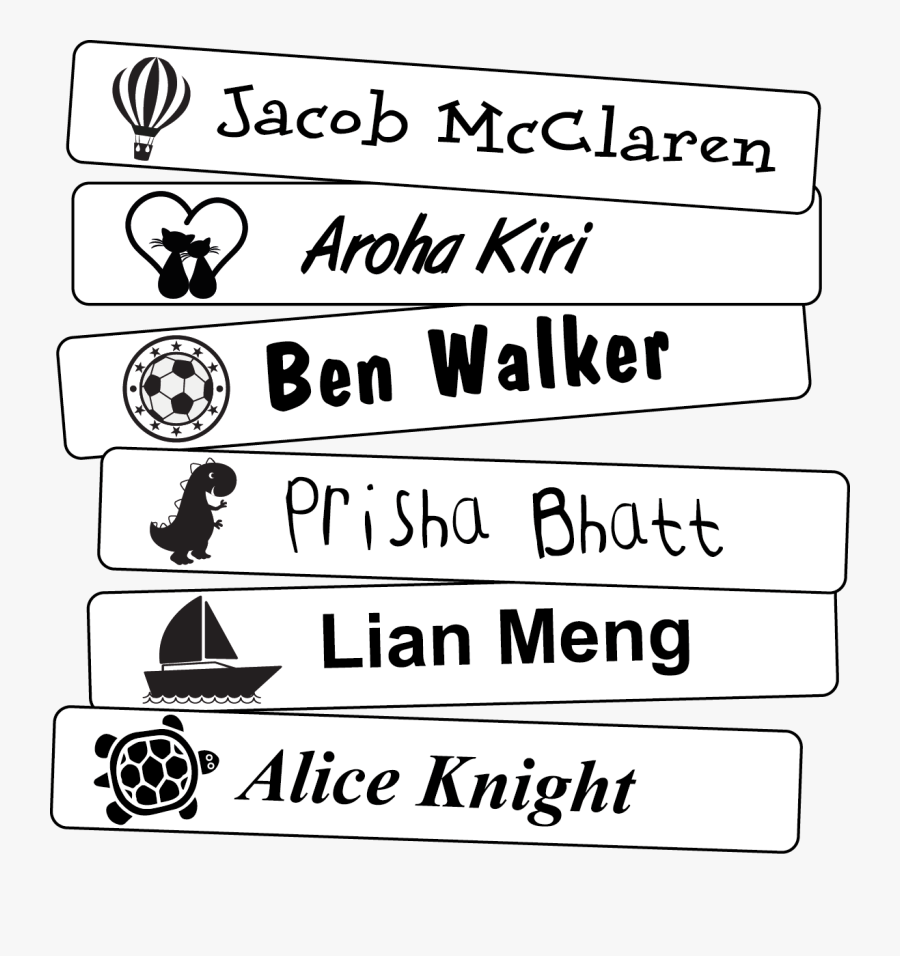 Labels Clip Fabric - Cartoon, Transparent Clipart