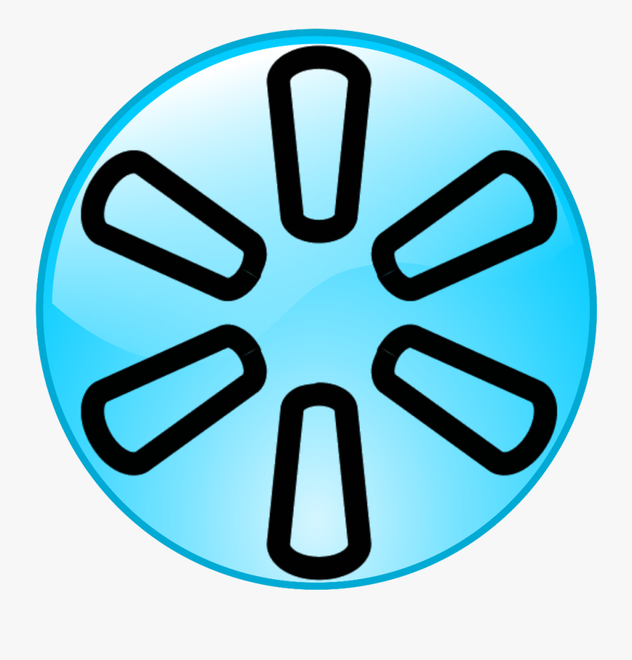 #wal-mart - Walmart Logo Black And White, Transparent Clipart
