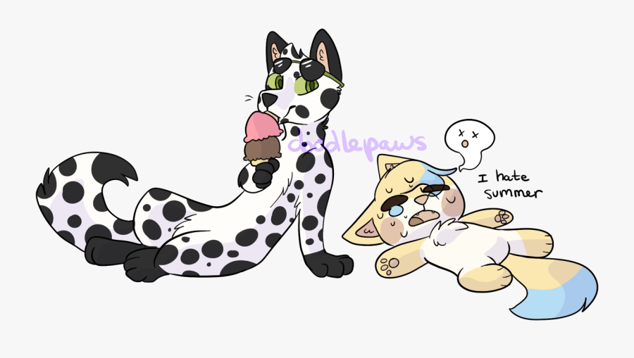 Cuties Chillin Together [ych] - Great Dane, Transparent Clipart