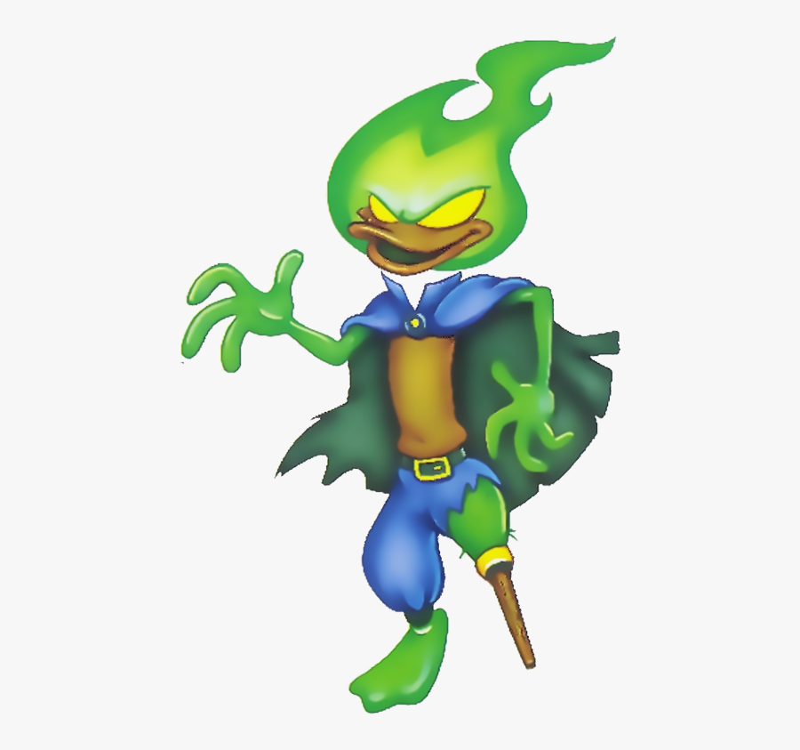 Maui Mallard In Cold Shadow - Cartoon, Transparent Clipart