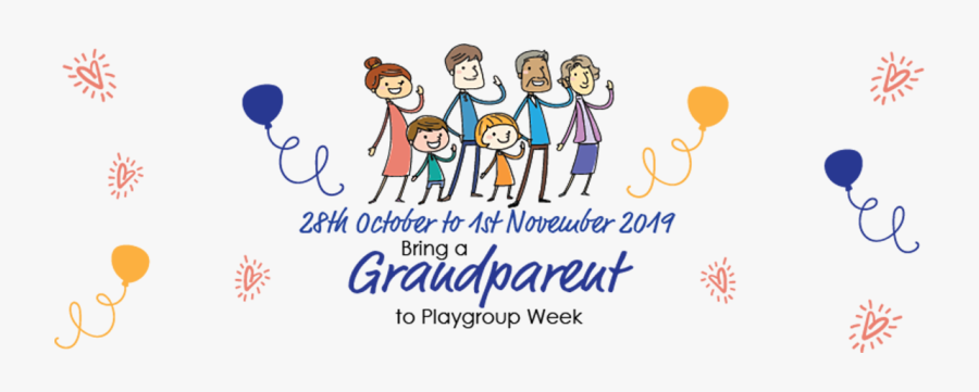 Bring A Grandparent To Playgroup Week - Cartoon, Transparent Clipart