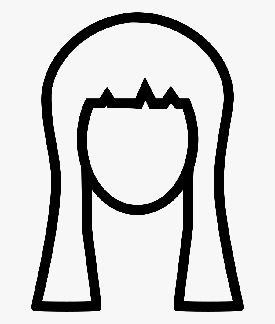 Face Girl Long Hair Hairstyle Beauty Treatment - Hair, Transparent Clipart
