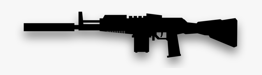 Generic Rifle Clip Arts - Silhouette, Transparent Clipart