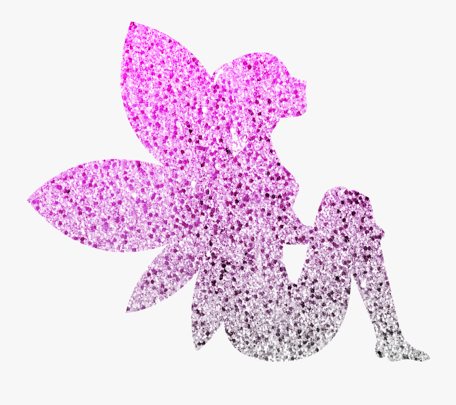 Fairy, Glitter, Pink, Silver, Fairies, Sparkle, Shine - Magical Fairy Tale Background, Transparent Clipart