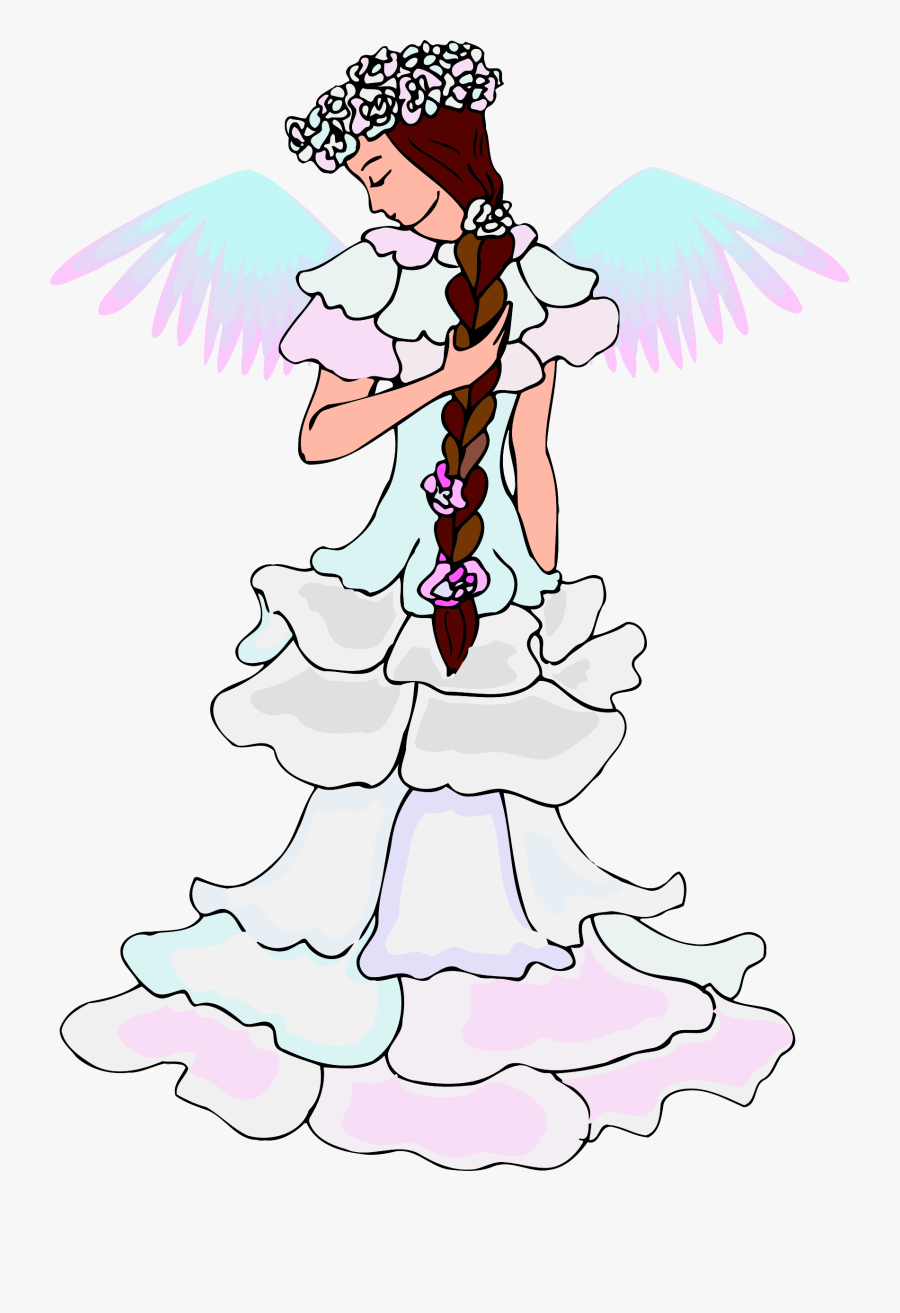 Fairies 18 Clip Arts - Fairy White Dress Clipart, Transparent Clipart