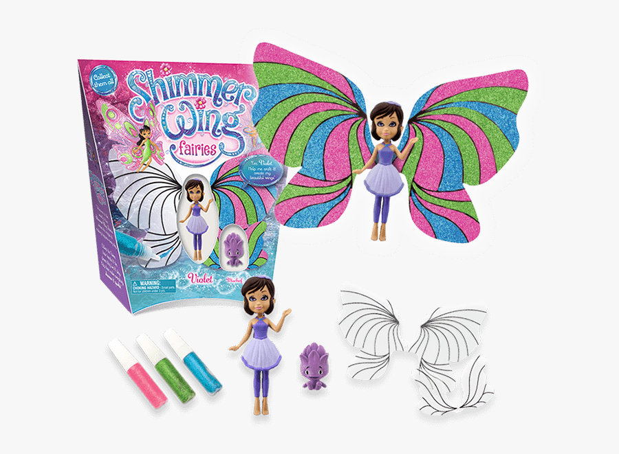 Violet - Shimmer Wing Fairies, Transparent Clipart