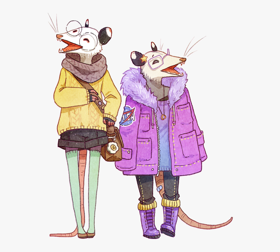 Happy Birthday To @nyetlife The Best Possum Girl Ever - Cartoon, Transparent Clipart