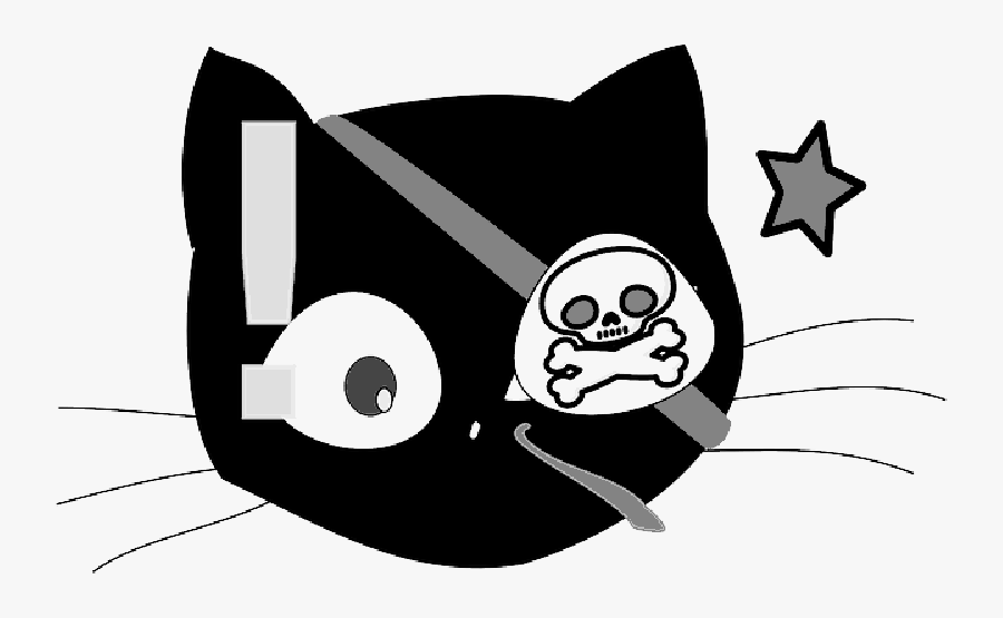 Cat, Head, Eyes, Black, Star, Drawing, Skull, Cartoon, Transparent Clipart