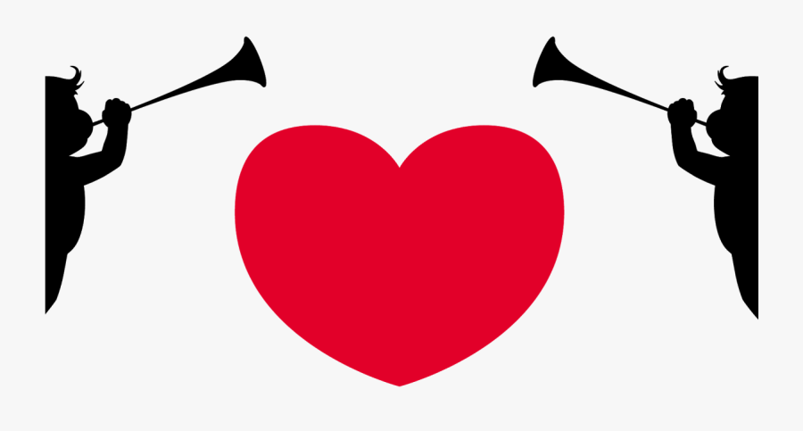 999 Flirt Words & Pick Up Lines - Vector Cupid Silhouette, Transparent Clipart