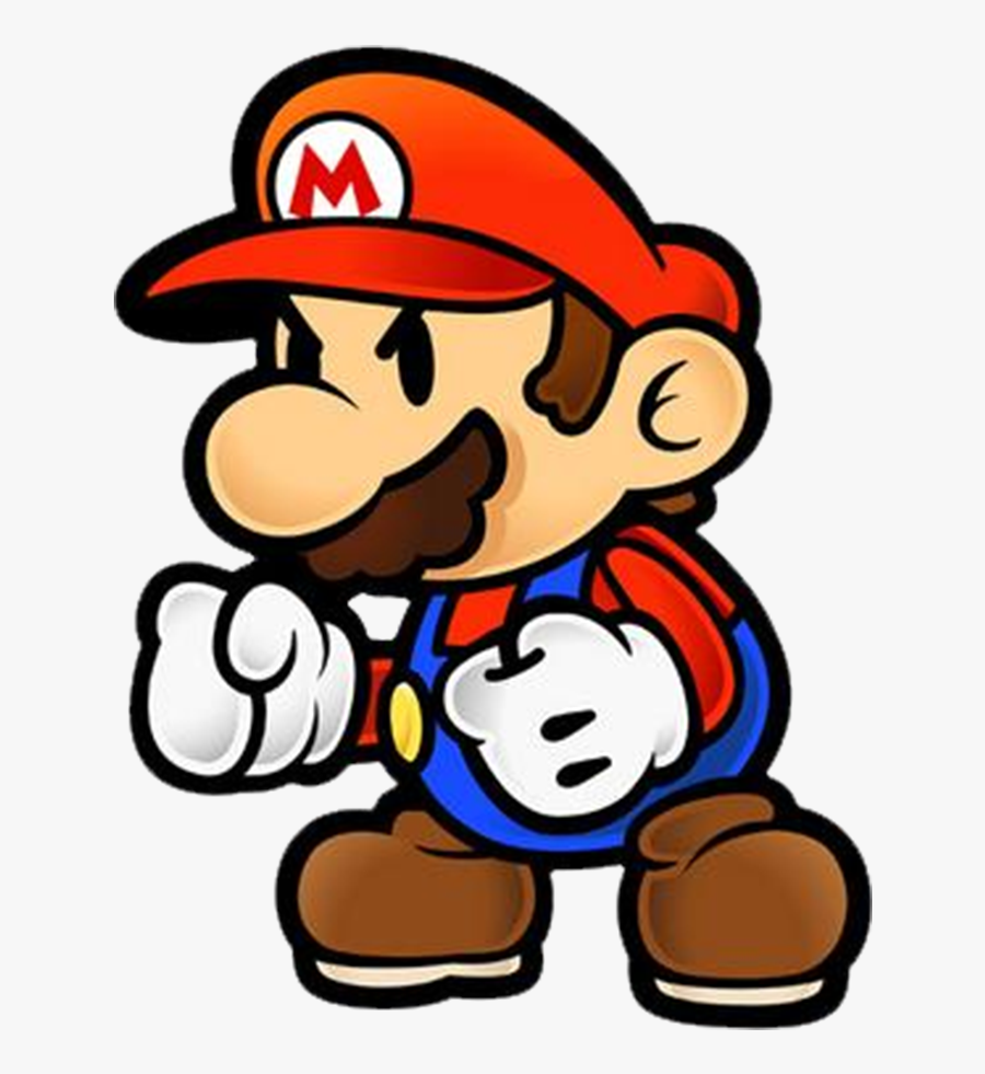 Mario Bros Clipart Human Nose - Mario Reading A Book, Transparent Clipart