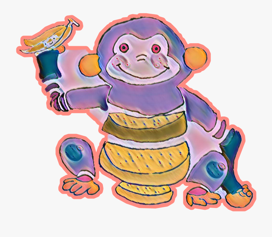 A Cute Monkey - Cartoon, Transparent Clipart