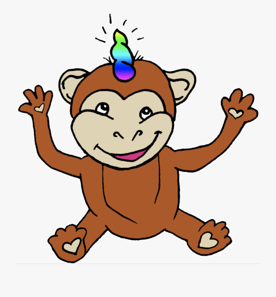 Cute Cartoon Monkey Png Photo, Transparent Clipart