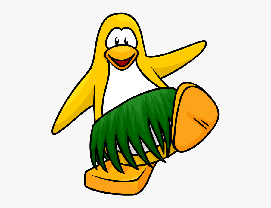 Grass Skirt Club Penguin, Transparent Clipart