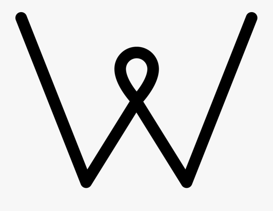 Wisdom Warehouse W Icon Blk - Circle, Transparent Clipart