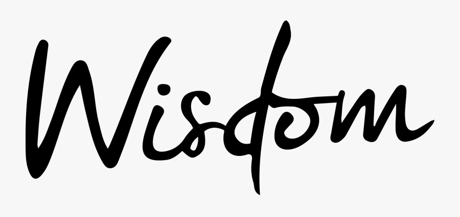 Wisdom Apparel & Design - Calligraphy, Transparent Clipart