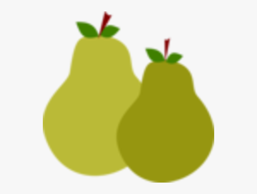 Two Pears Clip Art - 2 Pears Clipart, Transparent Clipart